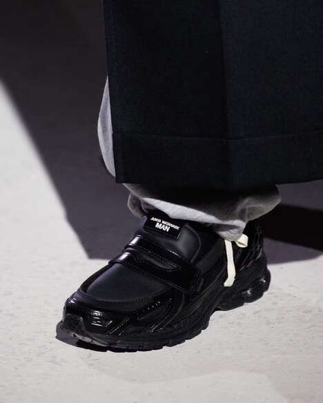 Stealthy Hybrid Sneaker Loafers - Junya Watanabe and New Balance Present the 1906L (TrendHunter.com)