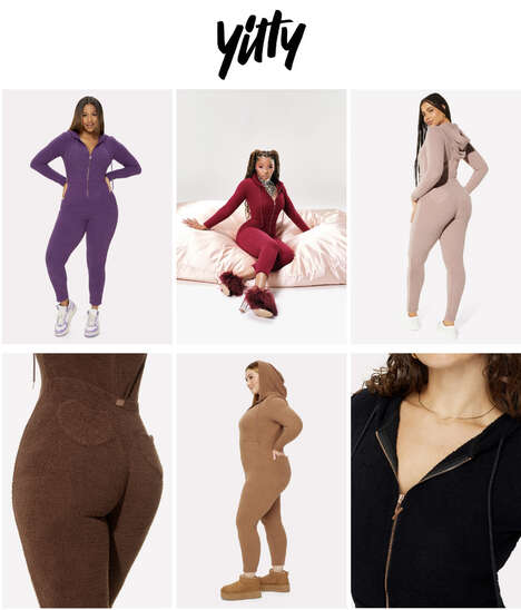 Cozy Heart Pocket Onesies - YITTY Unveils its Pet Me Pocket Heart Onesie Ahead of the Holidays (TrendHunter.com)