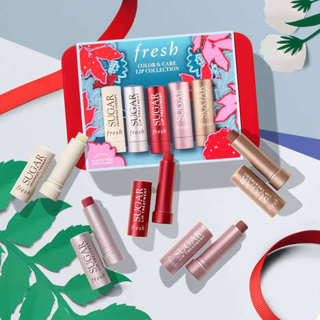 Advanced Mini Lip Balms - fresh Debuts its Mini Color & Care Lip Collection Set (TrendHunter.com)