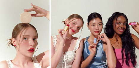 Lightweight Cushion Foundations - LOVB LOVB Cosmetics Launched the Natural Cover Glow Cushion (TrendHunter.com)