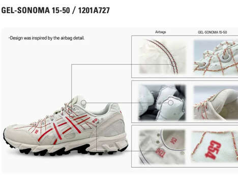 Automotive-Collaborative Tech Sneakers - ASICS and Toyoda Gosei Join on the GEL-SONOMA 15-50 (TrendHunter.com)