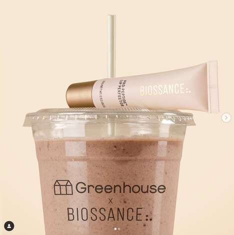 Branded Smoothie Collabs - Greenhouse Juice and Biossance Merge Health and Beauty (TrendHunter.com)