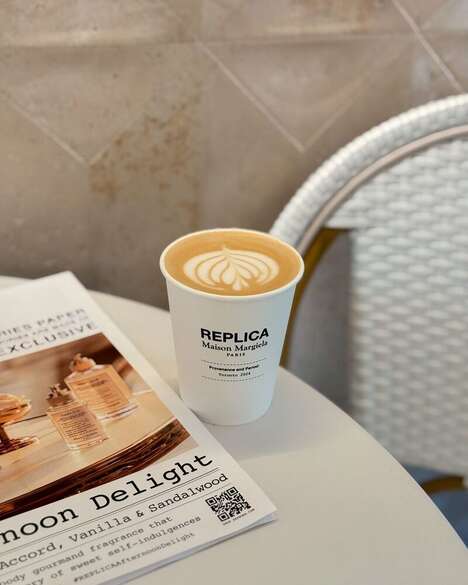 Fragrance-Inspired Lattes - Maison Margiela's Pop-Up Cafe Served an Afternoon Delight Latte (TrendHunter.com)