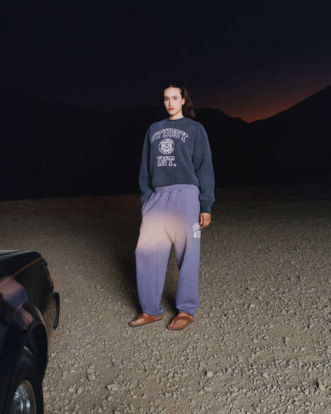 Holiday Apparel Lookbooks - Stüssy's Holiday 24' Lookbook Features Layering Essentials (TrendHunter.com)