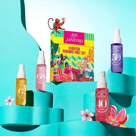 Exclusive Tropical Mist Sets - Sol de Janeiro's Cheirosa Perfume Travel Set Features Four Scents (TrendHunter.com)