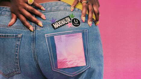 Menstrual Product-Celebrating Jeans - The U by Kotex MaxiMalism Jeans Combat Against Period Shame (TrendHunter.com)