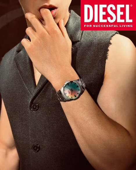 90s Rave-Inspired Timepieces - Diesel Releases the D-SRUPTOR Watch with an Edgy Flair (TrendHunter.com)