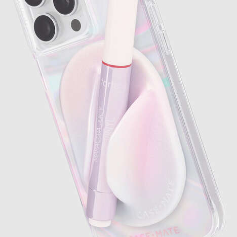 Magnetic Mobile Lipstick Holders - The Glossy Magsafe Lip Gloss Holder Snaps on Compatible Cases (TrendHunter.com)