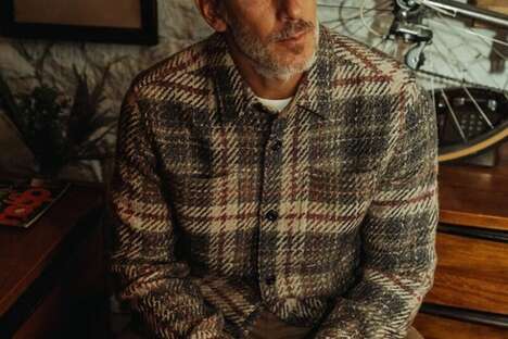 Textural Autumnal Shirts - Flint and Tinder The Cabin Flannel Comes in Four Colors (TrendHunter.com)