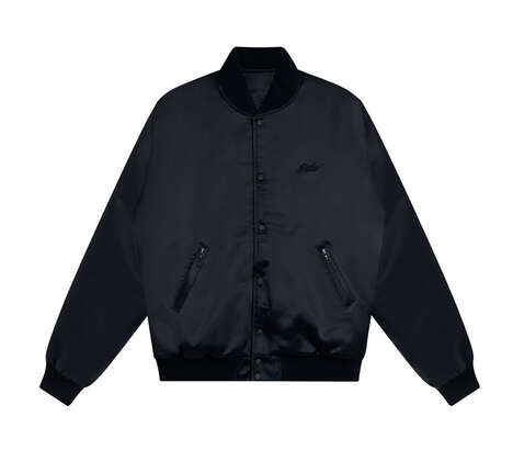 Stylish Satin Bomber Jackets - 9dcc Has Introduced Its Slick and Elegant Satin Dobby Bombers (TrendHunter.com)