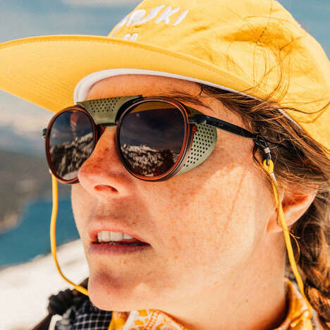 70s-Style Sport Sunglasses - The Sunski Strada Sunglasses Protect From Rays and Wind (TrendHunter.com)