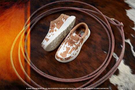 Western Ranch-Inspired Footwear - The HEYDUDE x Yellowstone Collection Features Pony Hair Suede (TrendHunter.com)