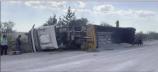 10/12/2024: News: Lorry overturns on Lefkoşa-Gazimağusa road