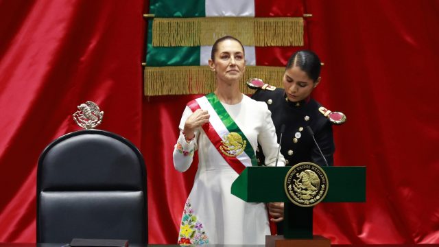 Mexico's first woman president has unprecedented power but an uncertain future