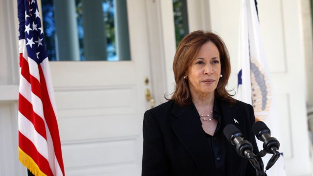 Harris keeps her crime policies close to the vest