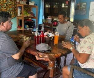 Leader of the Opposition visits residents in San Roman, Orange Walk