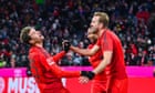 European football: Kane hits hat-trick for leaders Bayern as PSG cruise
