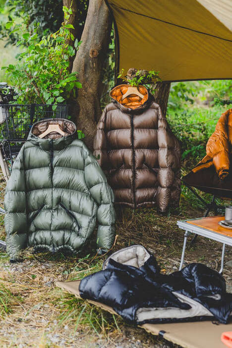 Collaboration Packable Puffer Parkas - The Nanga x Pilgrim Surf + Supply Parka Comes in Four Colors (TrendHunter.com)