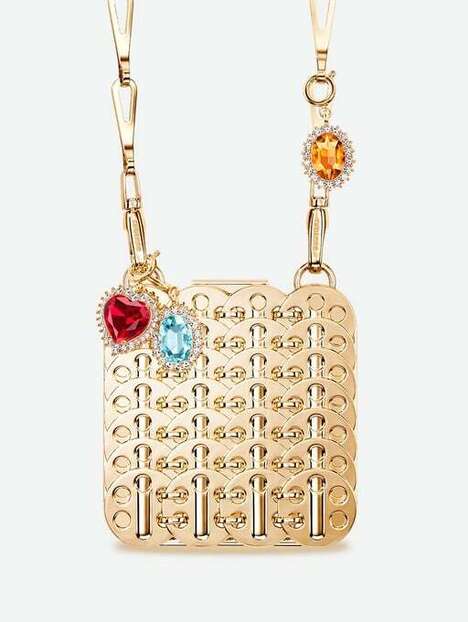 Limited-Edition Makeup Carriers - Rabanne's Exclusive 1969 Makeup Clutch Bridges Beauty and Fashion (TrendHunter.com)