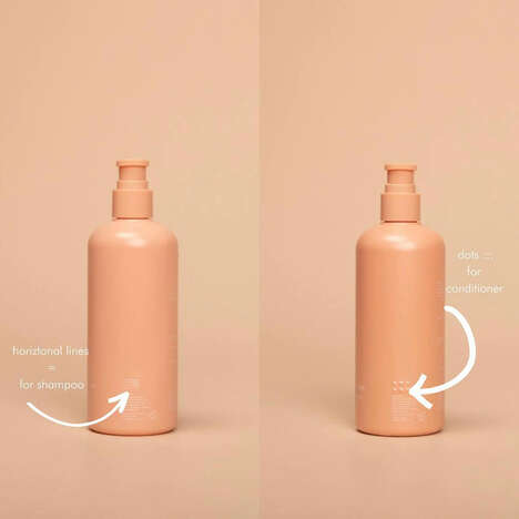 Inclusive Premium Haircare - Sisterwould Bottles Include Braille and Tactile Product Differentiators (TrendHunter.com)