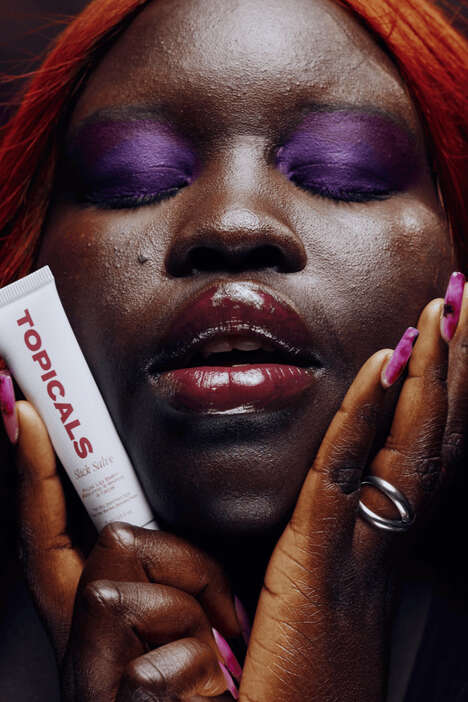 Açai-Flavored Lip Balms - Topicals Releases its 'Slick Salve' Tinted Lip Balm in an Açaí Flavor (TrendHunter.com)