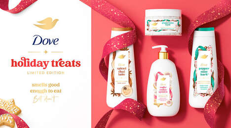 Festive Body Care Editions - Dove Introduced its Limited-Edition Holiday Treats Collection (TrendHunter.com)