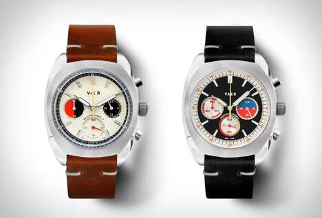 70s-Era Racing Watch Ranges - The Vaer R1 USA Racing Chronograph Pays Homage to Yesteryear (TrendHunter.com)