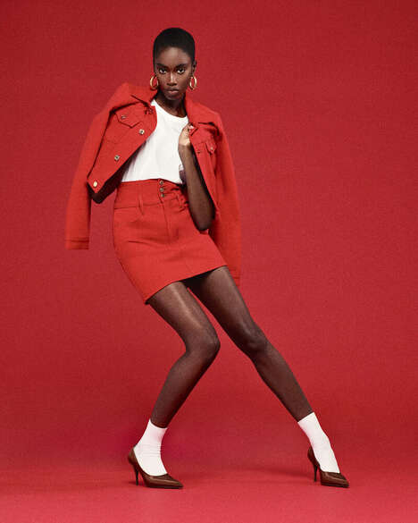 Dynamic Denim-Dominant Capsules - Carolina Herrera's Collection with FRAME Revamps Classic Denim (TrendHunter.com)