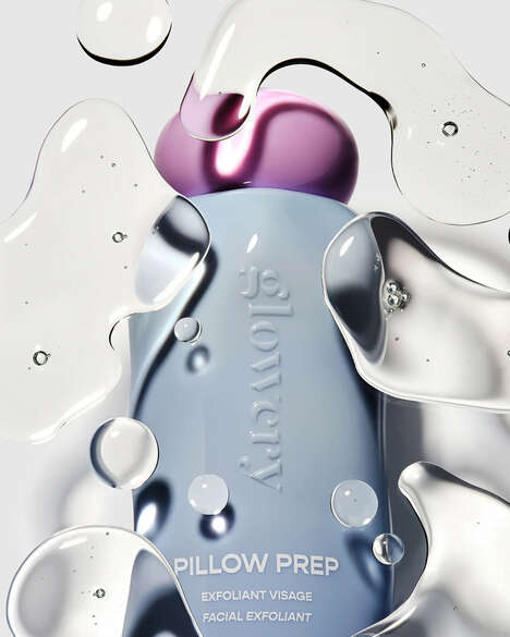 Biodegradable Facial Exfoliants - Glowery Pillow Prep Features PET & Stone Powder Packaging (TrendHunter.com)