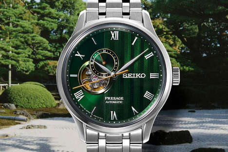 Zen Garden-Inspired Timepieces - Seiko Unveils Two New Additions to its 'Japanese Zen Garden' Series (TrendHunter.com)