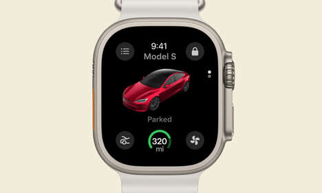 Vehicle-Forward Watch Apps - Tesla's Apple Watch App Turns Your Watch into a Car Key (TrendHunter.com)