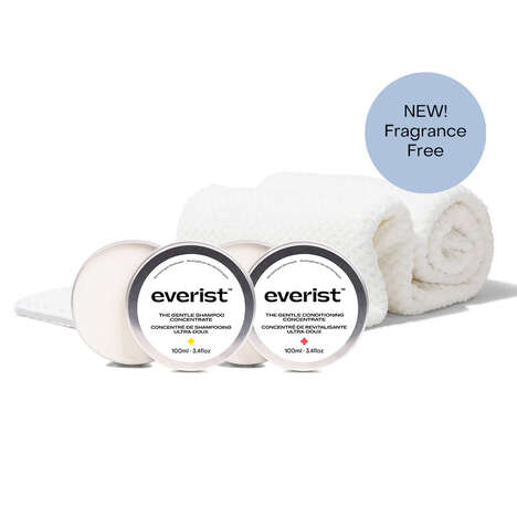 Gentle Haircare Concentrates - Everist's New Haircare Concentrates are Fragrance-Free (TrendHunter.com)