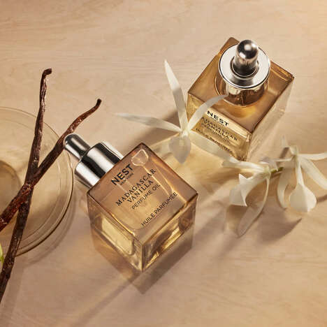 Warm Amber Perfume Oils - NEST New York's Madagascar Vanilla Perfume Oil Boasts a Custom Experience (TrendHunter.com)
