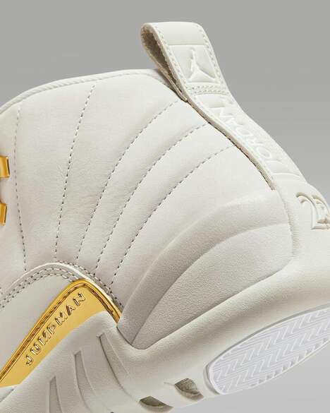 Luxe Creamy Retro Sneakers - The Air Jordan 12 Retro Sneaker Gets a Phantom Colorway (TrendHunter.com)