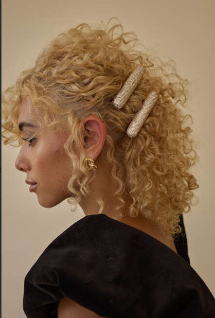 Luxury Hair Accessories - T3 X LELET NY's Barrette is Adorned in Crystals (TrendHunter.com)