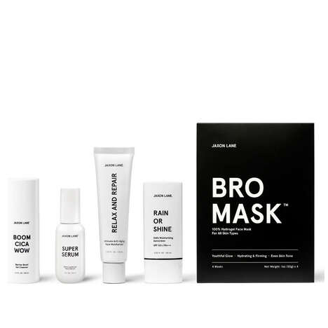 Minimalist Masculine Skincare Sets - The Jaxon Lane Anti-Aging Skincare Routine is Gifting-Ready (TrendHunter.com)
