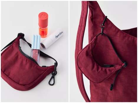 Adorable Nylon Bag Charms - The BAGGU Crescent Bag Charm Functions as a Mini Bag (TrendHunter.com)
