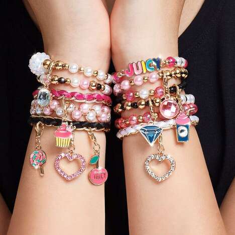 Glam Bracelet-Making Kits - This Juicy Couture Bracelet Kit Features Ten Unique Charms (TrendHunter.com)