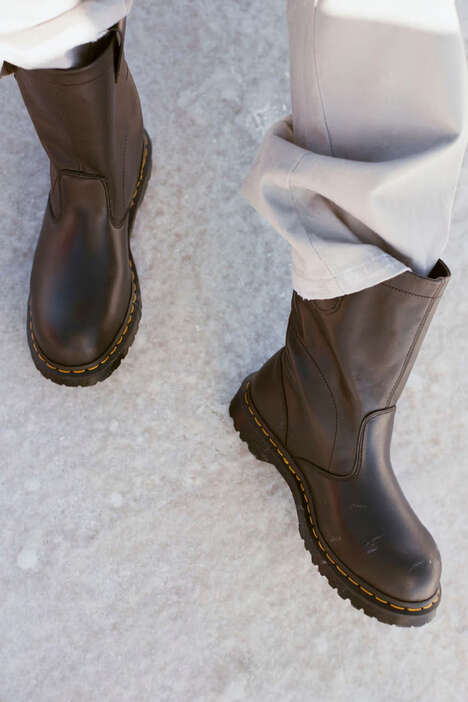 Reworked Rugged Boot Styles - The Stüssy x Dr. Martens 2295 Decon Revives a Classic Silhouette (TrendHunter.com)