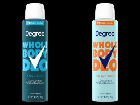 Odor Adaptable Deodorants - Degree Introduced its 'Affordable Whole-Body Deodorant' (TrendHunter.com)