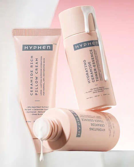 Actor-Backed Hydration Products - Hyphen Launches a New Line of Hydrating Ceramide Skincare Products (TrendHunter.com)