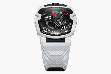 Fiberglass-Infused Woven Ceramic Watches - The URWERK UR-230 Polaris is Luxe and Lightweight (TrendHunter.com)