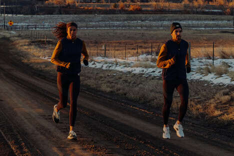 Winter Weather Running Gear - The Tracksmith No Days Off (NDO) Collection is Here for 2024 (TrendHunter.com)