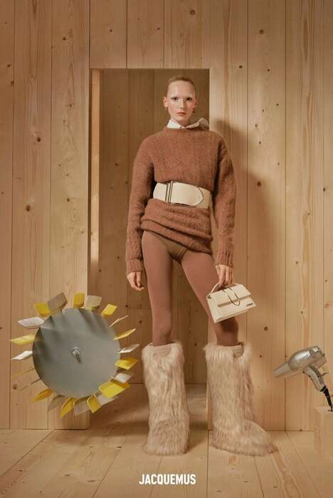High Fashion Holiday Campaigns - The Jacquemus Holiday 2024 Campaign is Titled Winter Retreat (TrendHunter.com)