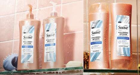 Skincare-Informed Haircare Products - The Suave Hyaluronic Infusion Haircare Collection is Balancing (TrendHunter.com)