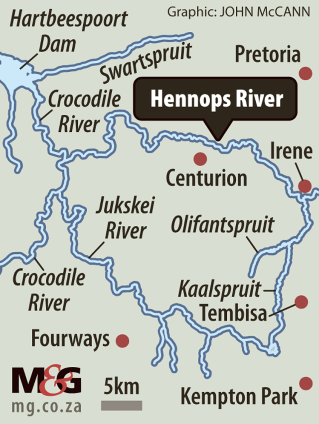 Hennops, the river of disease and death flowing through Gauteng