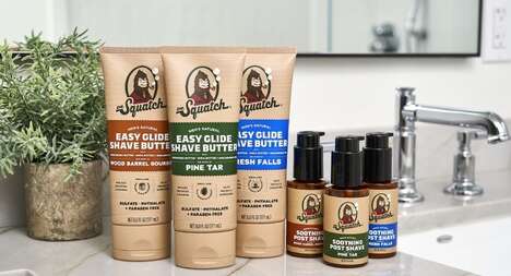 High-Quality Shaving Cosmetics - Dr. Squatch Shaving Products Come in Bundles and Individually (TrendHunter.com)
