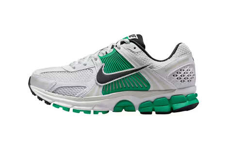 Layered Green Tonal Sneakers - Nike Introduces a New Tonal Update of the Zoom Vomero 5 (TrendHunter.com)