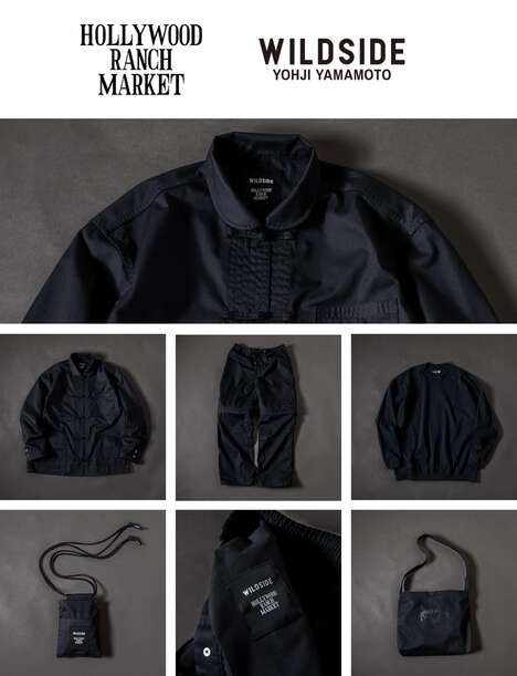 Juxtaposed Collab Elevated Fashion - Hollywood Ranch Market Joins Wildside by Yohji Yamamoto (TrendHunter.com)