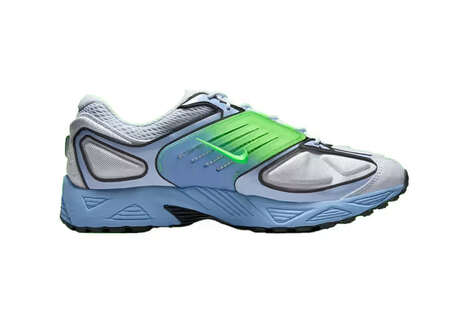 Dynamic Layered Bright Sneakers - Nike Unveils an Air Pegasus Wave in Football Grey (TrendHunter.com)